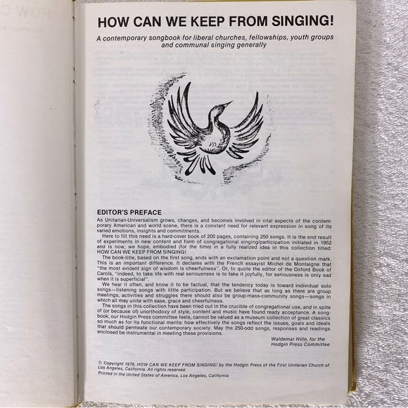 Vintage Allied Printing How Can We Keep From Singing Hard Cover Music Songbook - Picture 4 of 14